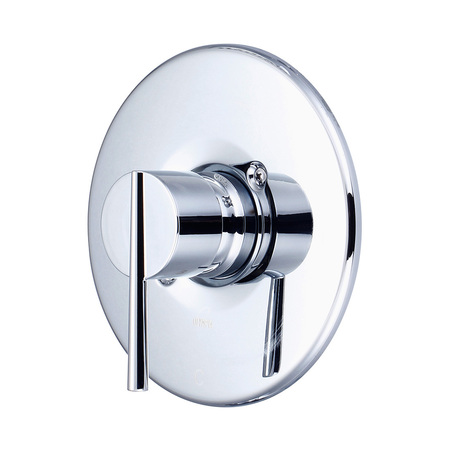 OLYMPIA FAUCETS Single Handle Valve Trim Set, Wallmount, Polished Chrome, Style: Transitional T-2383